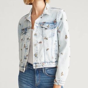 Driftwood Embroidered Floral Denim Jacket🌸